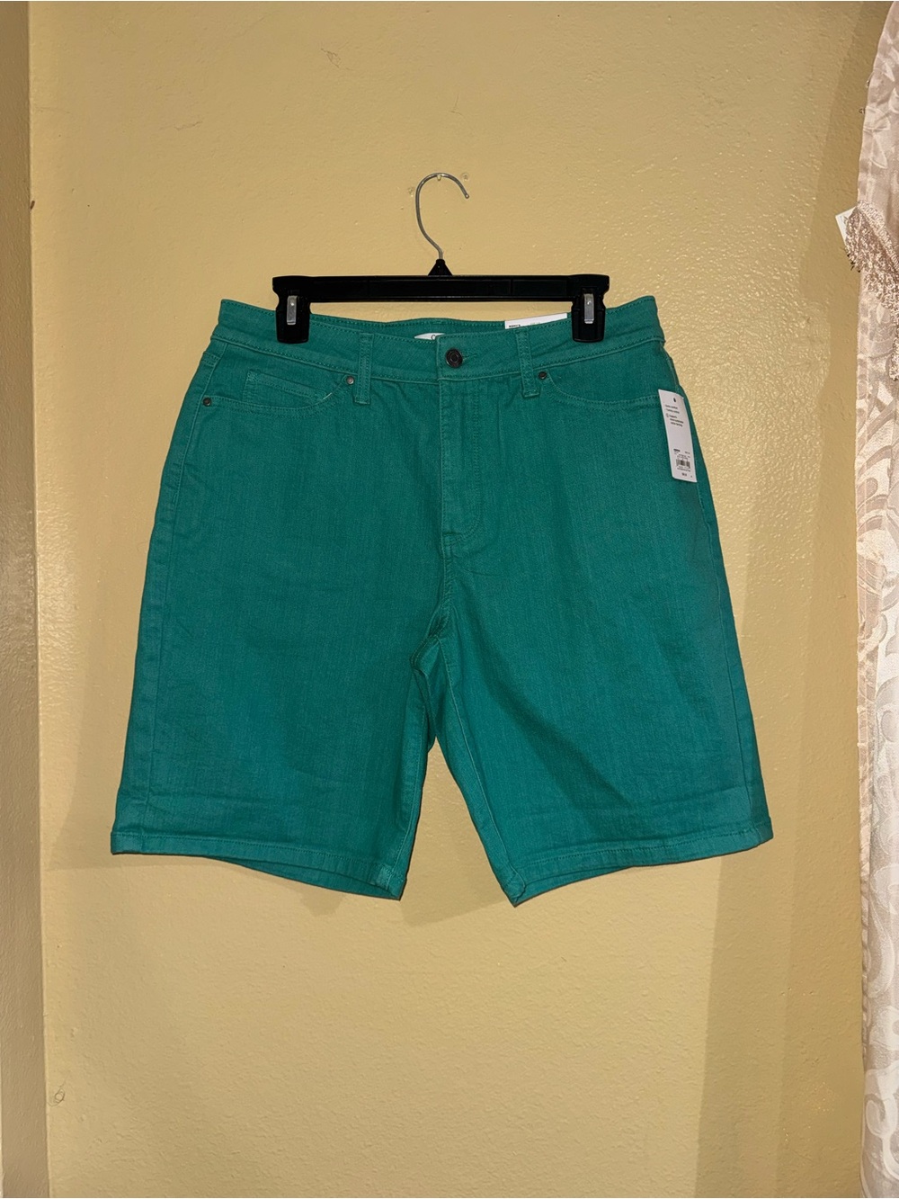Kohl's Teal Flat-Front Men's Shorts